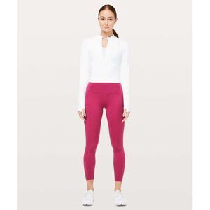 Lululemon 7/8 Tight II Nulux 25" In Violet Red Size 8